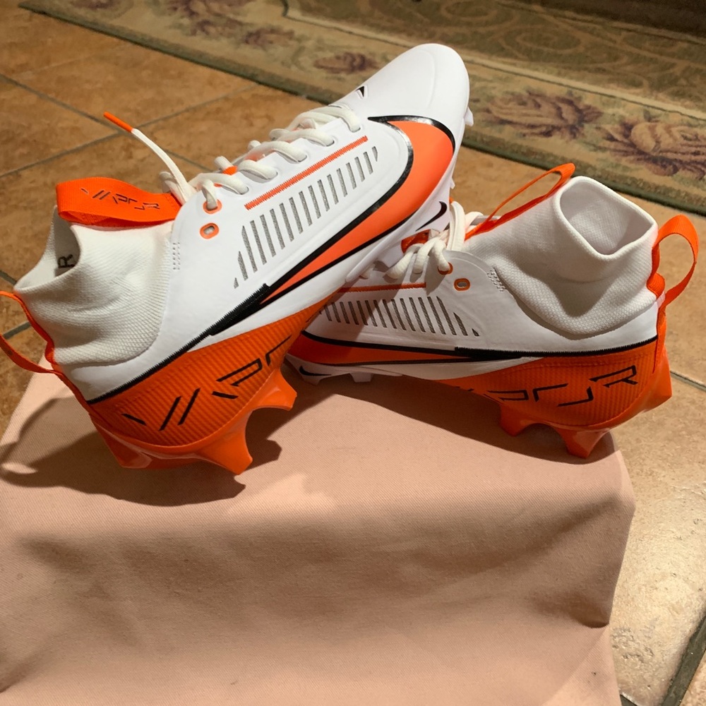Nike Vapor Pro “Team Orange” Football Cleats